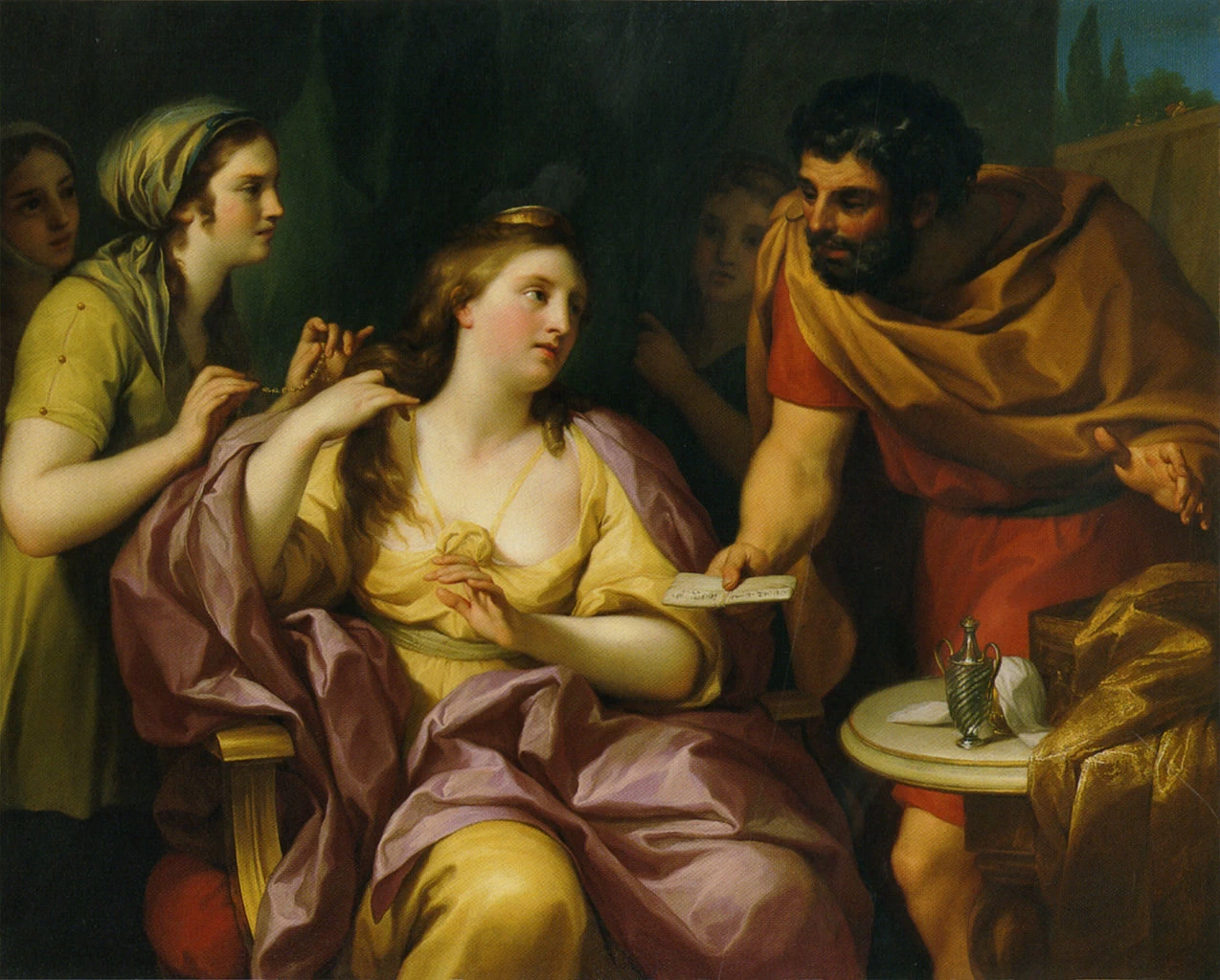 Semiramide riceve la notizia della rivolta babilonese